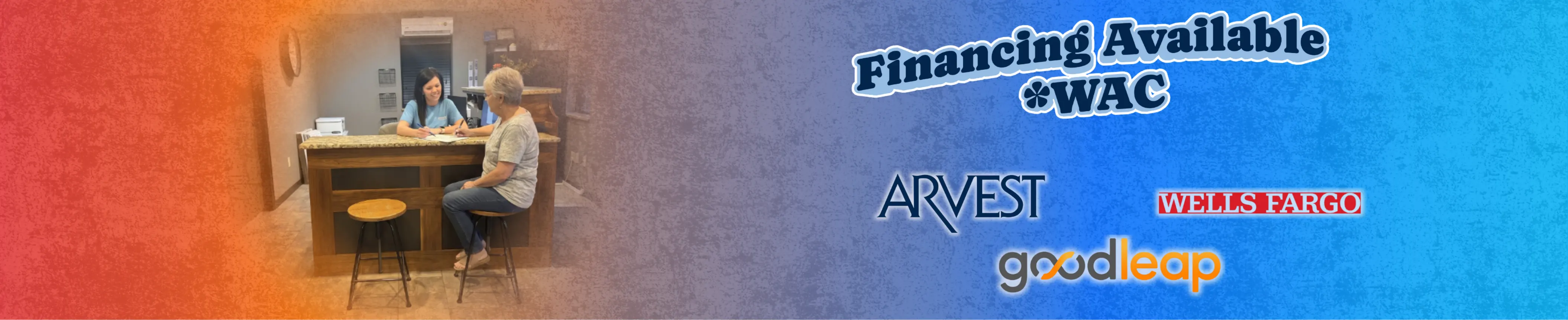 Financing available